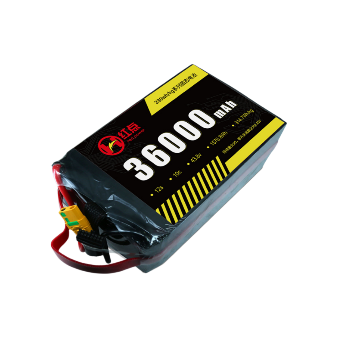 RED -12S Solid State 330wh/kg Battery  9.8Ah~72Ah - Unmanned RC