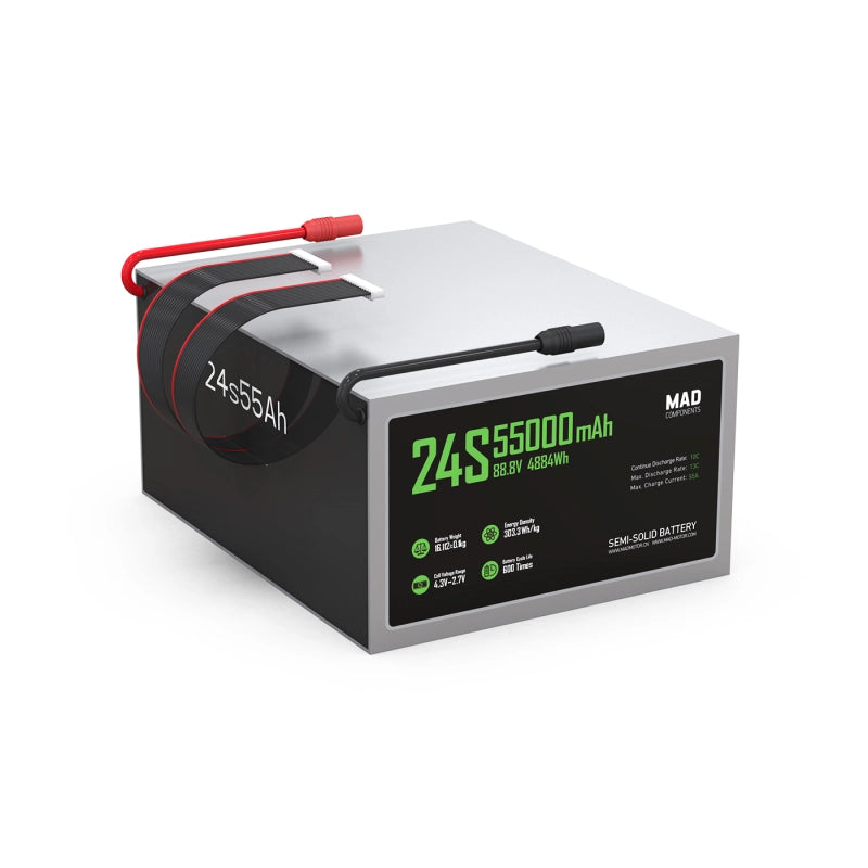 MAD 24S 55Ah Drone Solid State Lithium-ion Battery - Unmanned RC