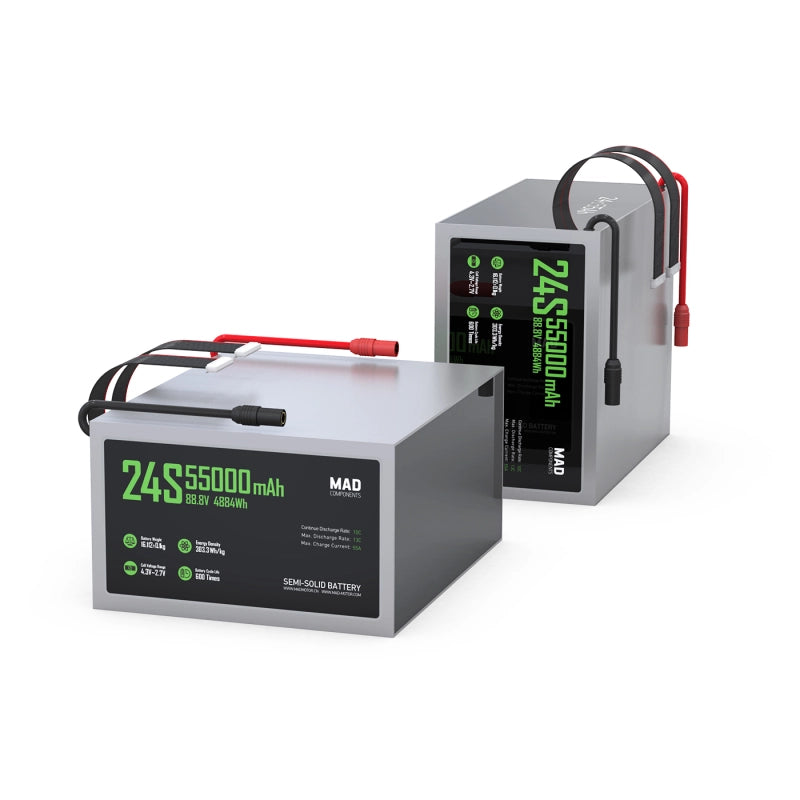 MAD 24S 55Ah Drone Solid State Lithium-ion Battery - Unmanned RC