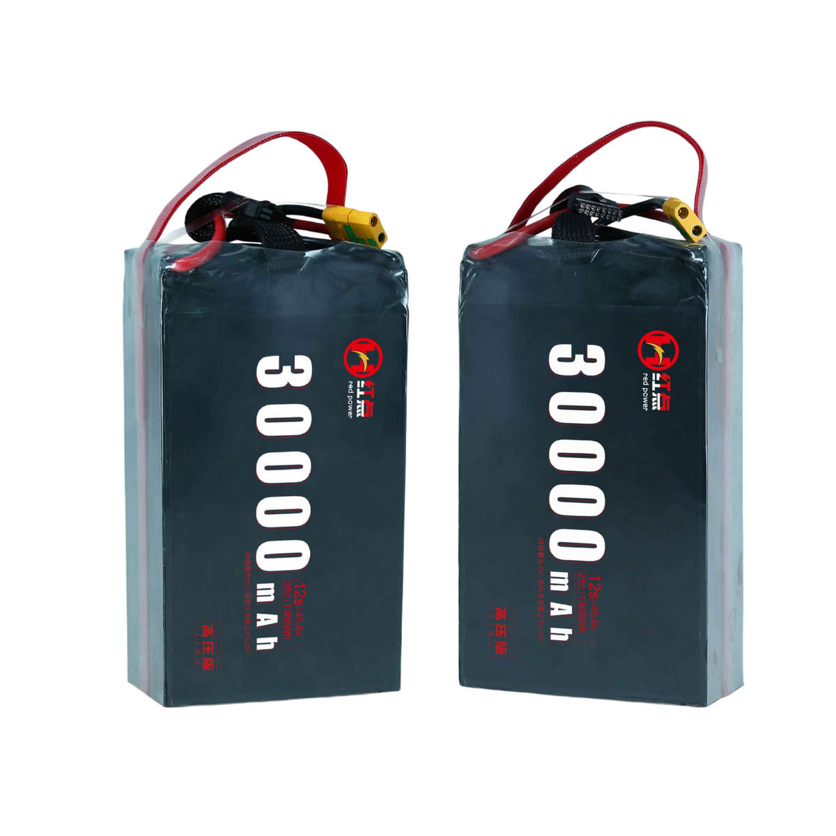 RED /Lithium-Polymer Battery/ 12S 25C High rate battery 12Ah~30Ah - Unmanned RC