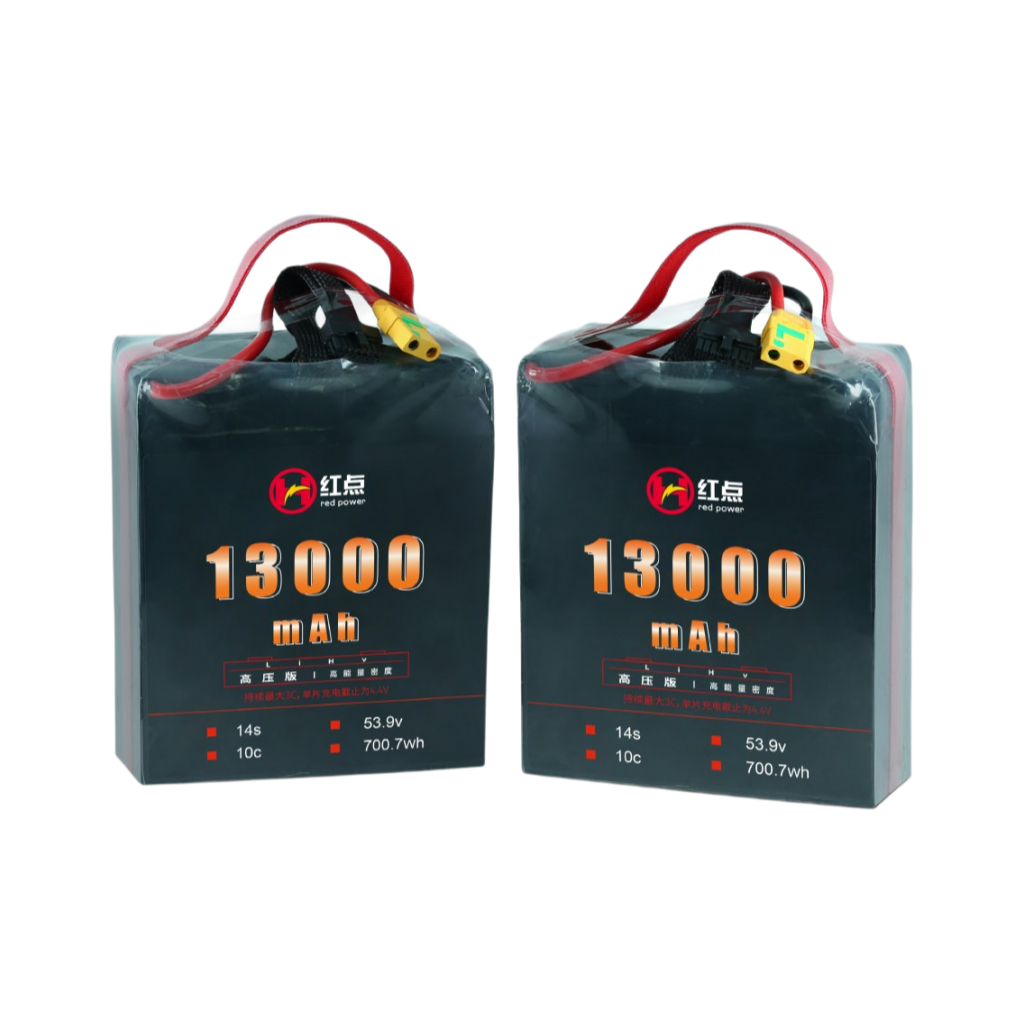 RED /Lithium-Polymer Battery/ 14S High energy density & HV 4.4V battery 8.7Ah~19.5Ah - Unmanned RC