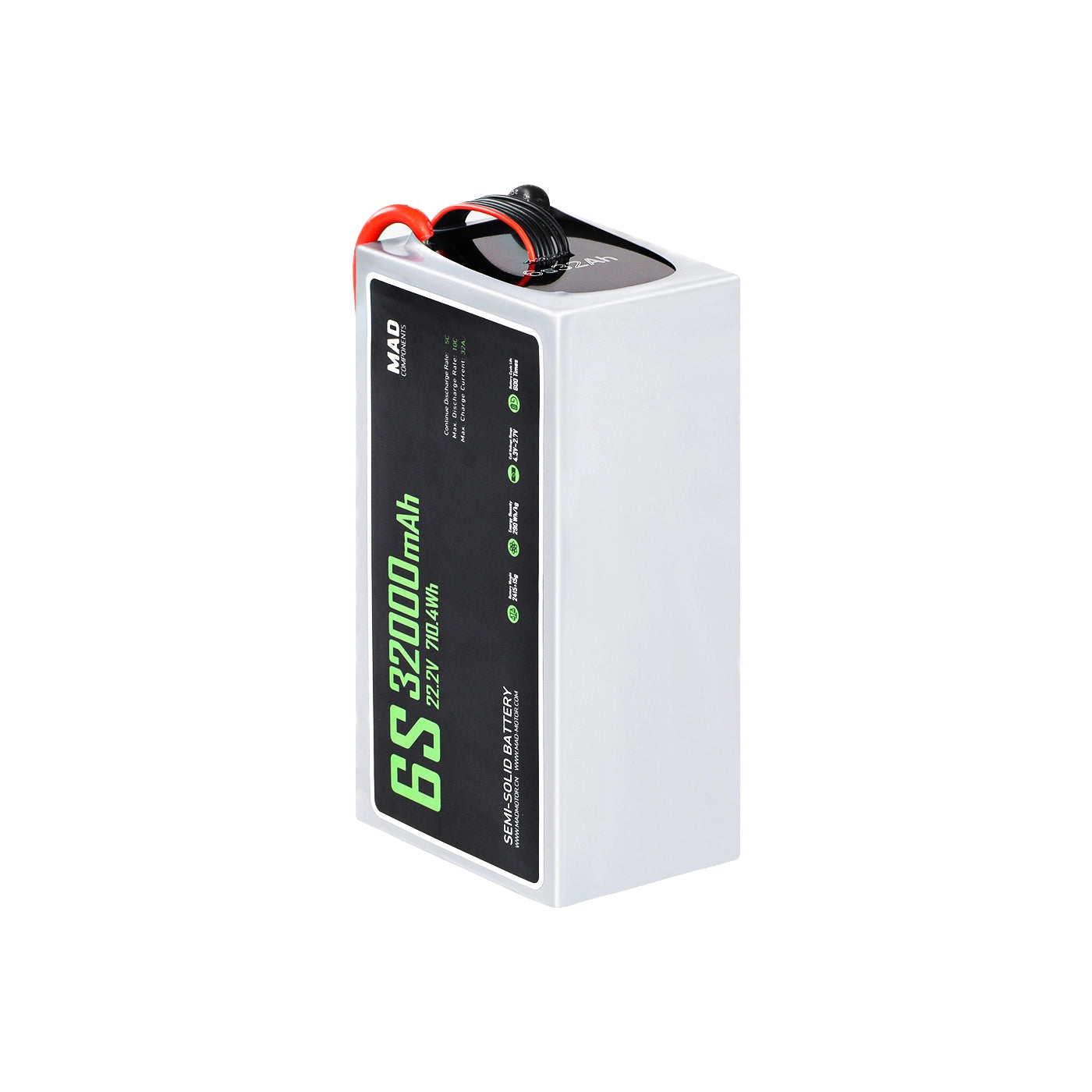 MAD 6S 32Ah Solid State Lithium-ion Battery - Unmanned RC