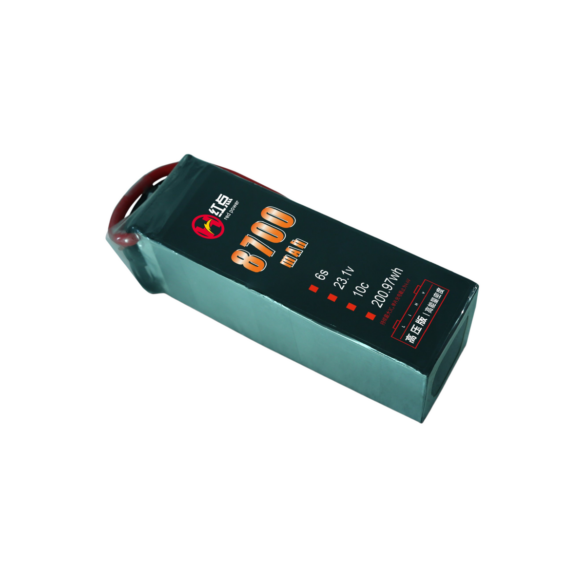 RED /Lithium-Polymer Battery/ 6S High energy density & HV 4.4V battery 8.7Ah~19.5Ah - Unmanned RC