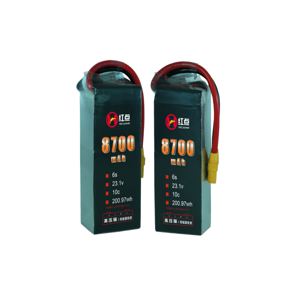 RED /Lithium-Polymer Battery/ 6S High energy density & HV 4.4V battery 8.7Ah~19.5Ah - Unmanned RC