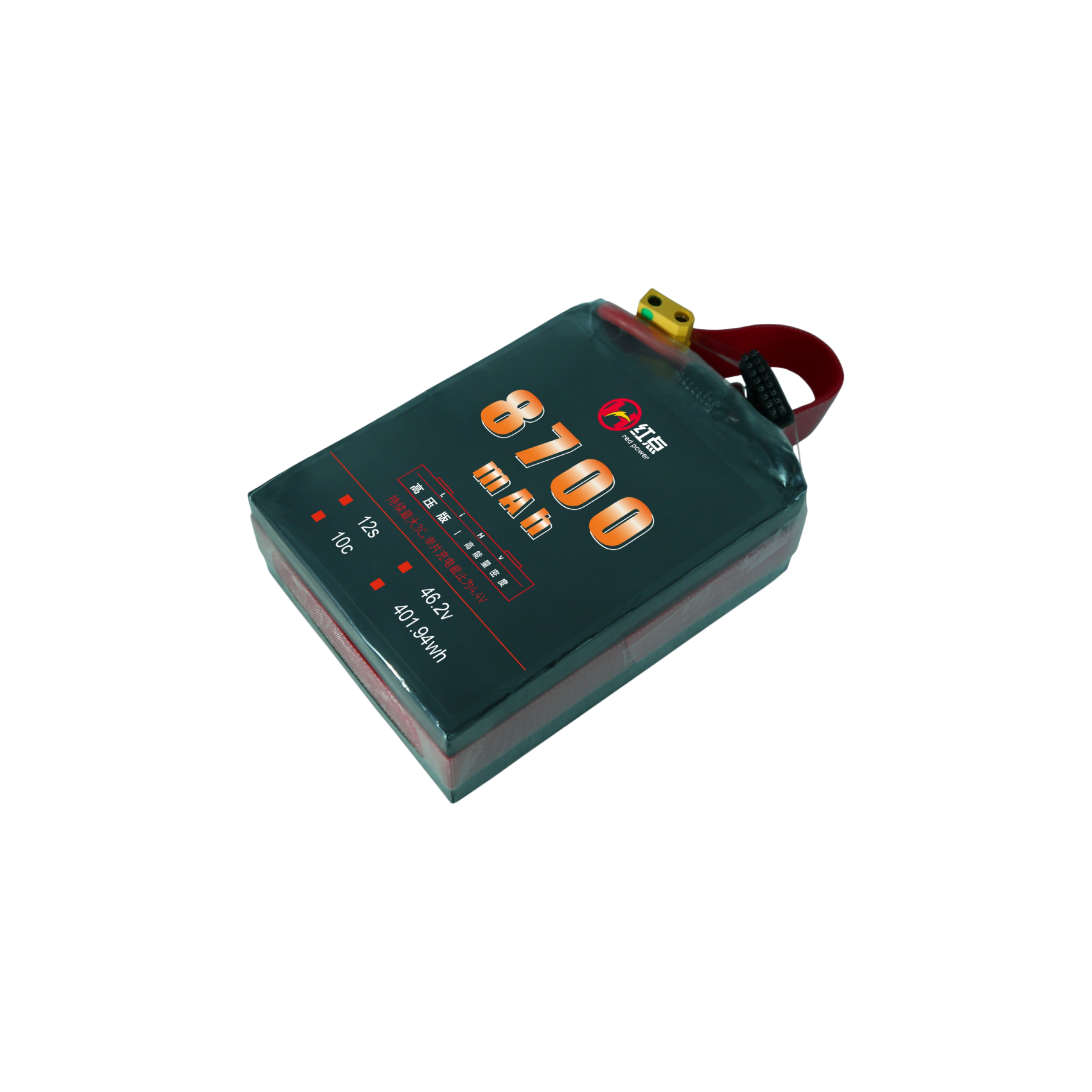 RED /Lithium-Polymer Battery/ 12S High energy density & HV 4.4V battery 8.7Ah~19.5Ah - Unmanned RC
