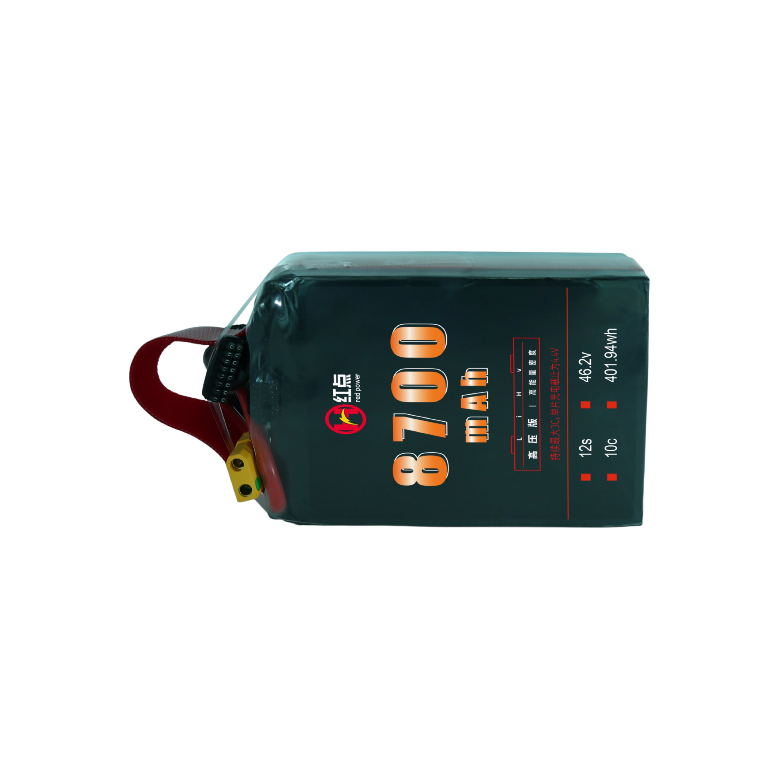 RED /Lithium-Polymer Battery/ 12S High energy density & HV 4.4V battery 8.7Ah~19.5Ah - Unmanned RC