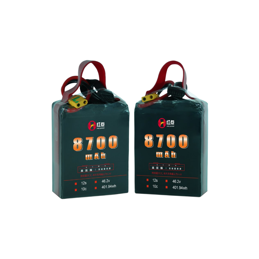 RED /Lithium-Polymer Battery/ 12S High energy density & HV 4.4V battery 8.7Ah~19.5Ah - Unmanned RC