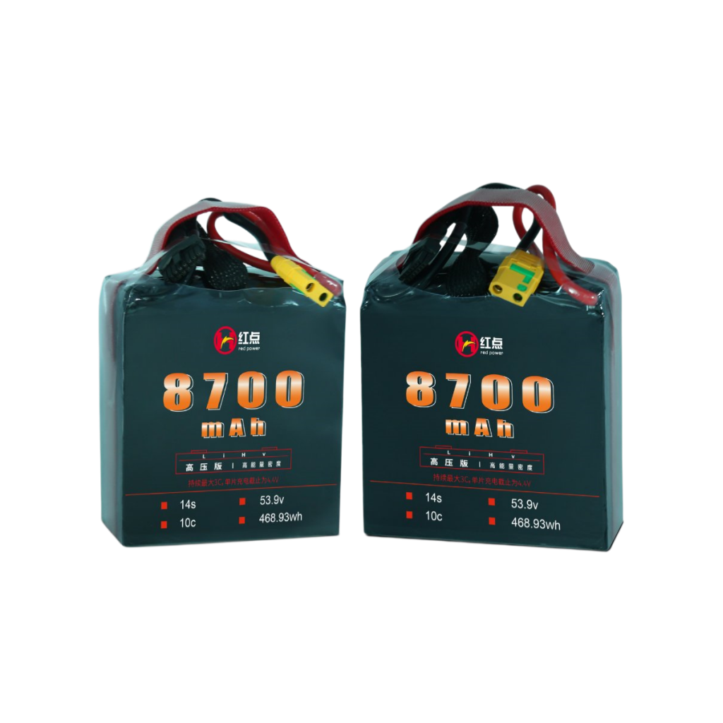 RED /Lithium-Polymer Battery/ 14S High energy density & HV 4.4V battery 8.7Ah~19.5Ah - Unmanned RC