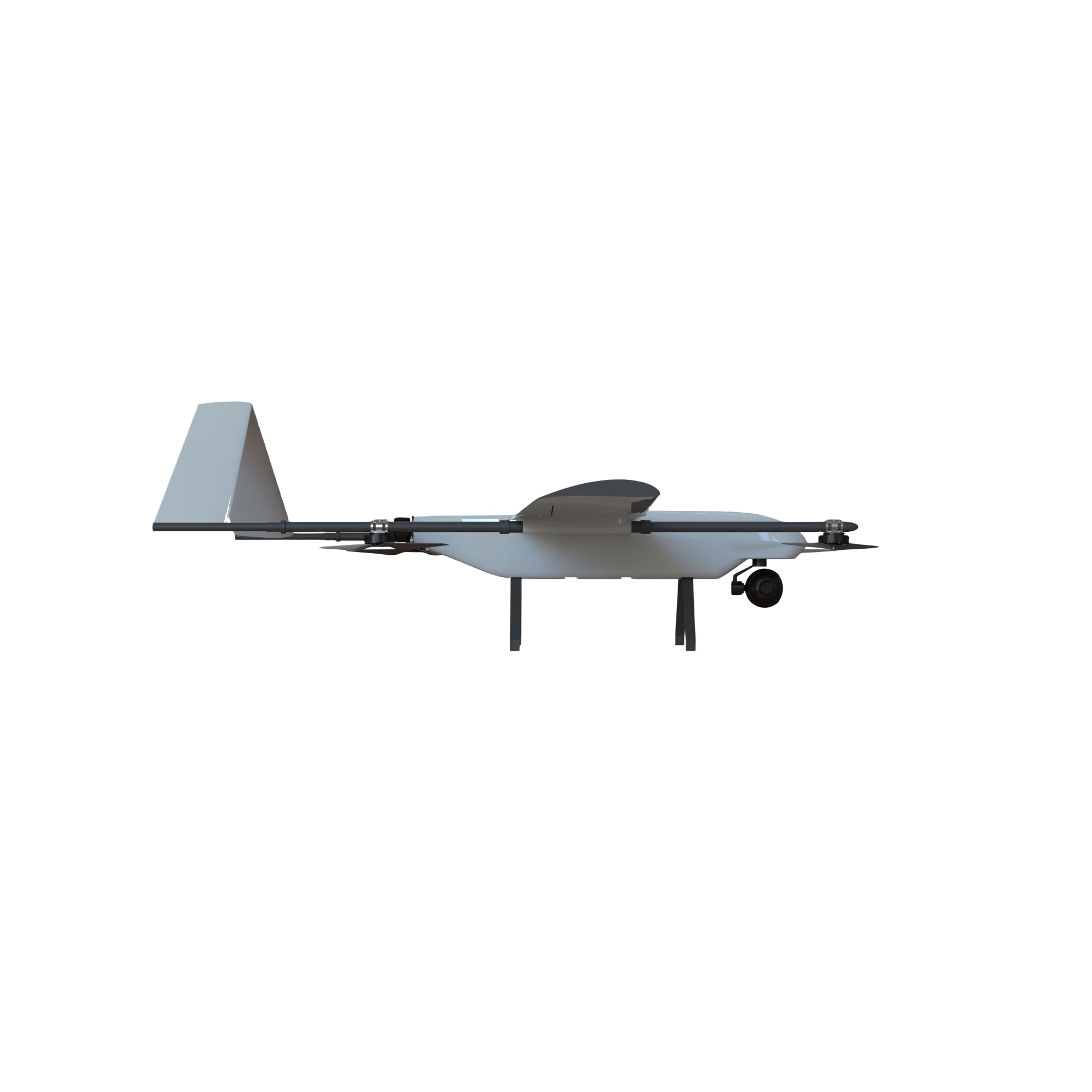 UnmannedRC VTOL UAV Eagle 13 - 13KG Mission Payload 100 Mins Endurance - Unmanned RC