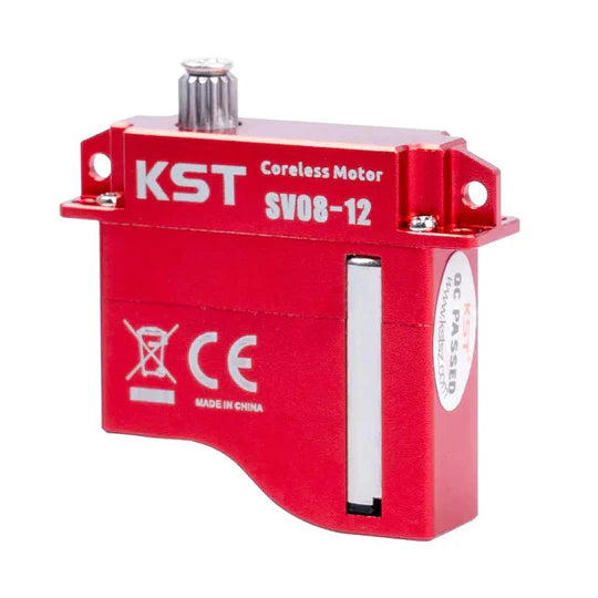 KST SV08-12 SHV Coreless Metal Gear Micro Servo 8.0Kgf.cm 0.09sec/60° for RC Helicopters & Gliders - Unmanned RC