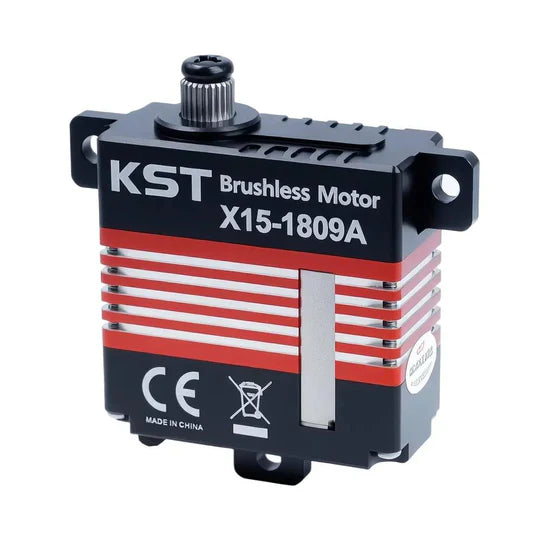 KST X15-1809A Brushless Metal Gear Mini Servo 24Kgf.cm 0.07sec/60° for RC Planes - Unmanned RC