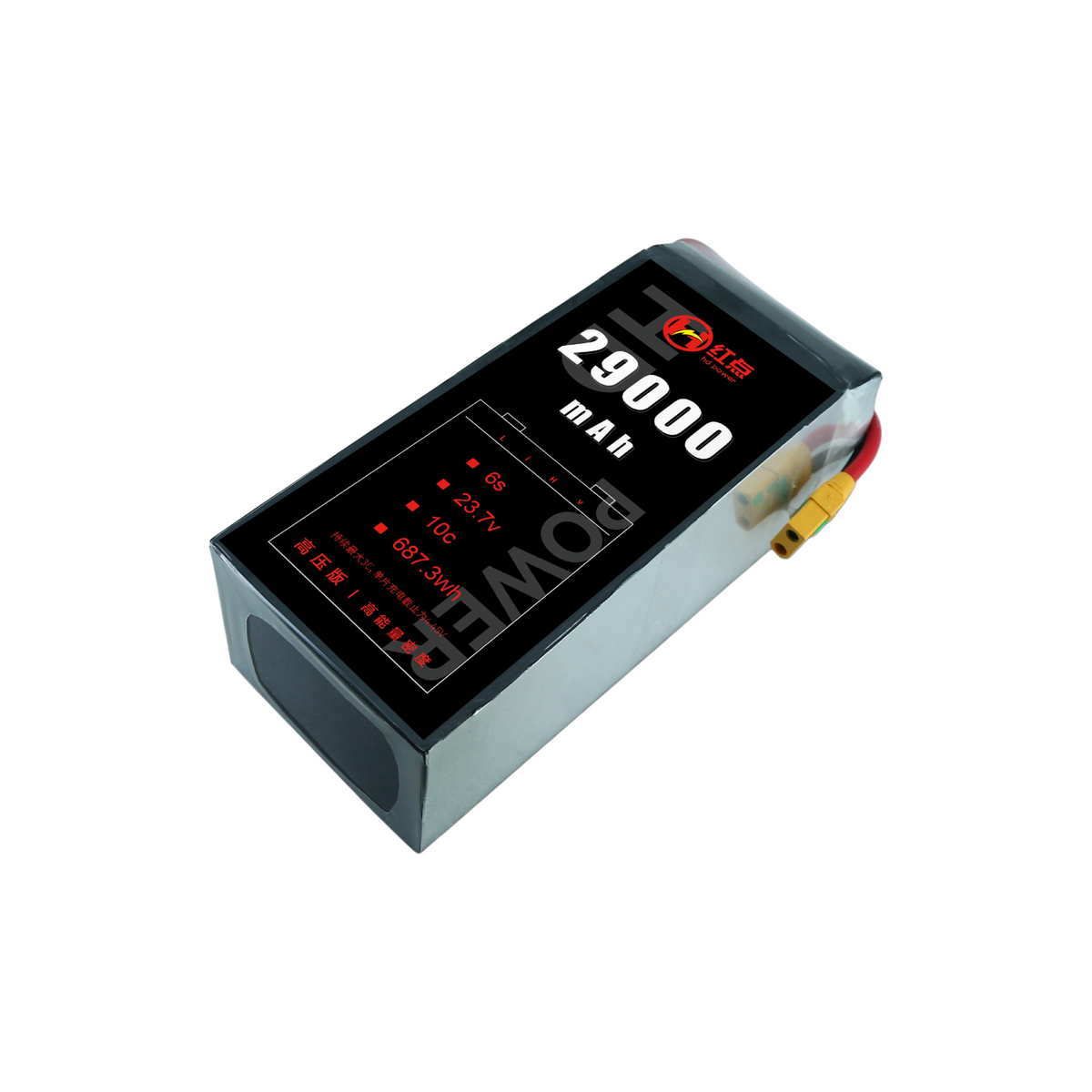 RED /Lithium-Polymer Battery/ 6S High energy density & HV 4.45V battery 22Ah~43Ah - Unmanned RC
