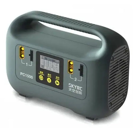 MAD - SKYRC PC1500 Battery Charger - 25A 12/14S 1500W Fast AC CAN LiPo/LiHV LCD Portable Power Station for RC Drones Outdoor Camping Emer - Unmanned RC