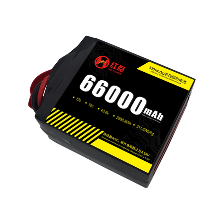 RED -12S Solid State 330wh/kg Battery  9.8Ah~72Ah - Unmanned RC