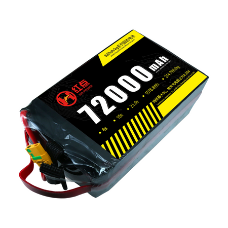 RED -6S Solid State 330wh/kg Battery  9.8Ah~72Ah - Unmanned RC
