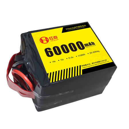 RED -14S Solid State 310wh/kg Battery  22Ah~66Ah - Unmanned RC
