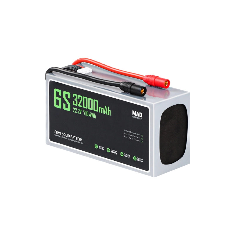MAD 6S 32Ah Solid State Lithium-ion Battery - Unmanned RC