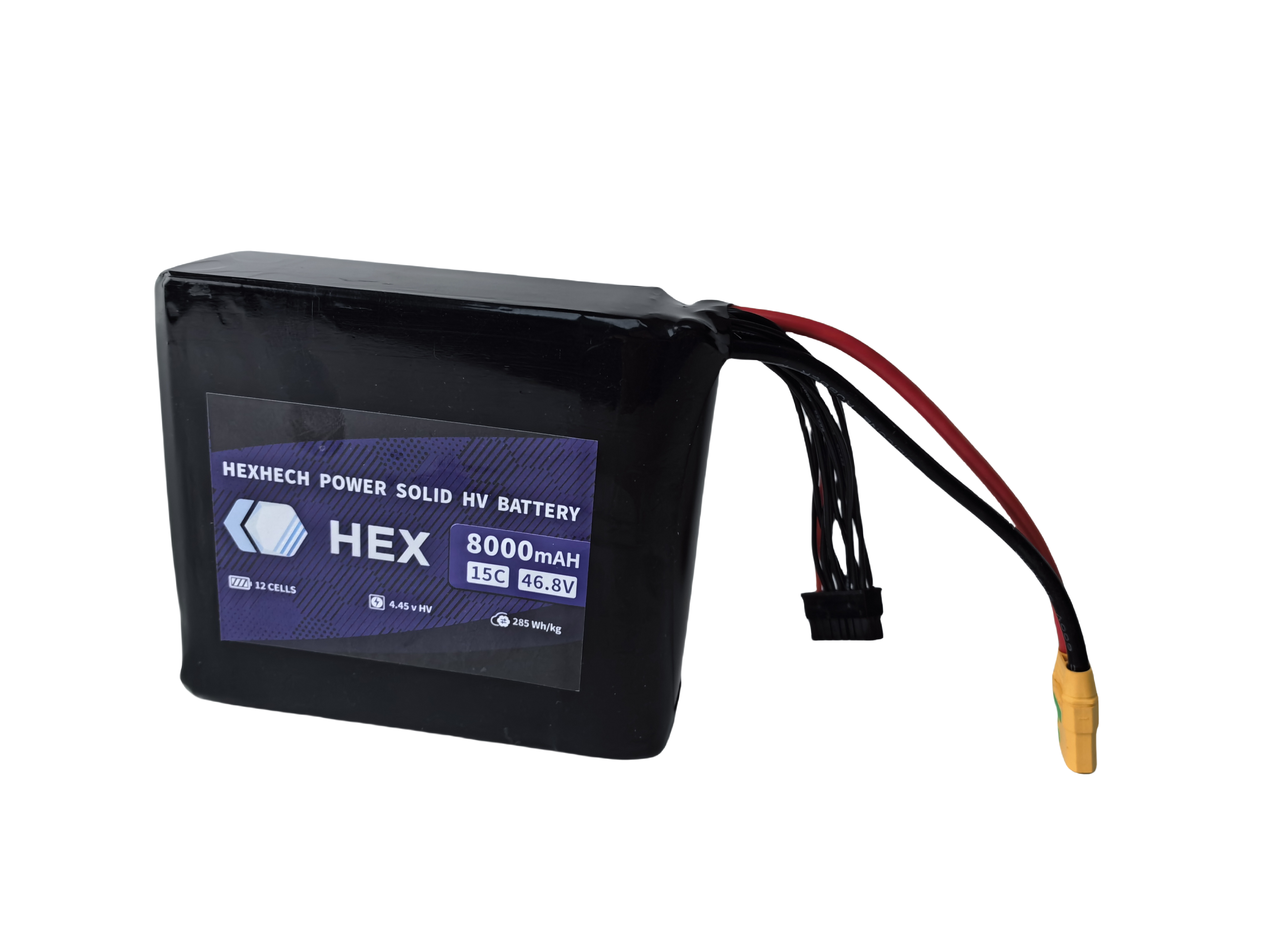 12S High Power Density Light Weight Drone Solid State Lithium Battery 14C 4.45V HV - Unmanned RC