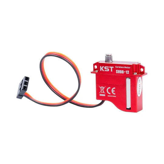 KST SV08-12 SHV Coreless Metal Gear Micro Servo 8.0Kgf.cm 0.09sec/60° for RC Helicopters & Gliders - Unmanned RC