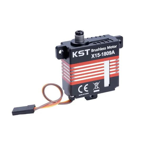 KST X15-1809A Brushless Metal Gear Mini Servo 24Kgf.cm 0.07sec/60° for RC Planes - Unmanned RC