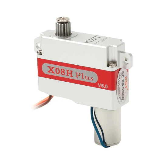 KST X08H Plus V6.0 Horizontal Lug Micro Servo 5.3Kgf.cm 0.09sec 9.5g 8mm for RC Gliders - Unmanned RC