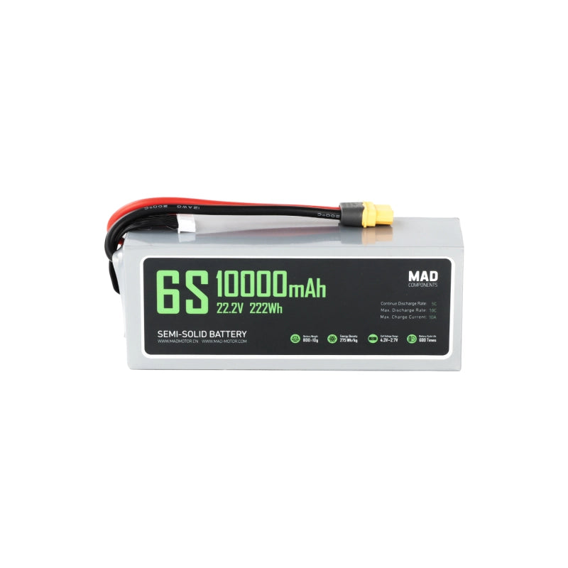 MAD 6S 10Ah Solid State Lithium-ion Battery - Unmanned RC