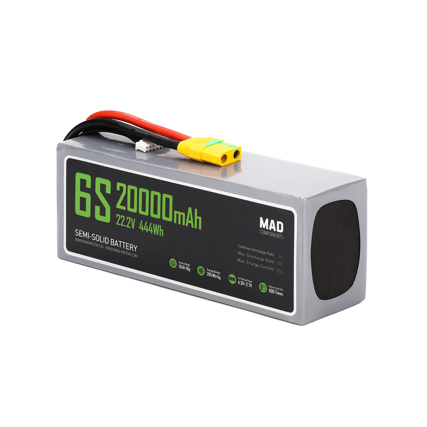MAD 6S 20Ah Solid State Lithium-ion Battery - Unmanned RC