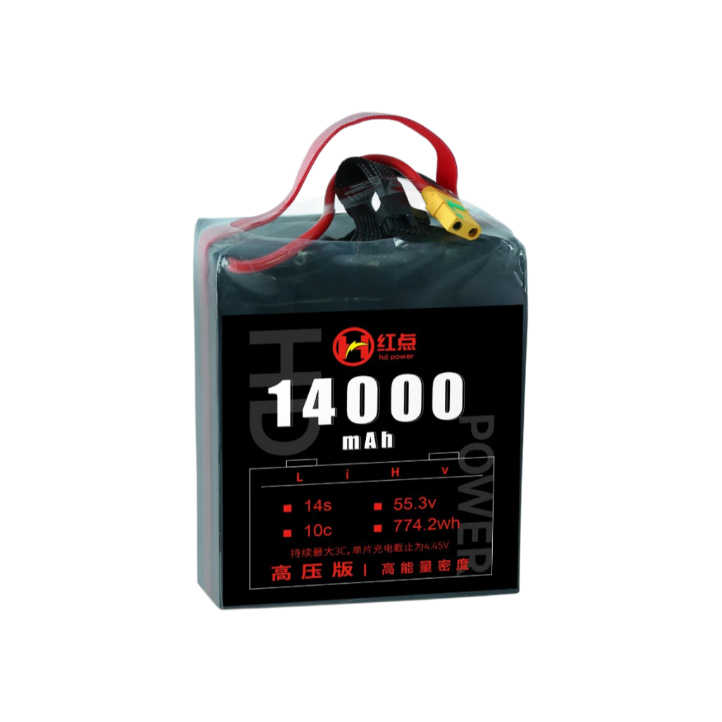 RED /Lithium-Polymer Battery/ 14S High energy density & HV 4.45V battery 4.9Ah~16Ah - Unmanned RC