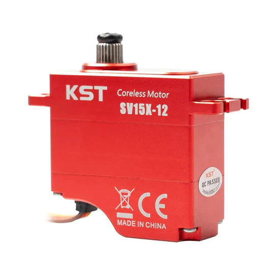 KST SV15X-12 SHV Coreless Metal Gear Mini Servo 13kgf.cm 0.05sec for RC Helicopters, Industrial UAVs & Robotics - Unmanned RC