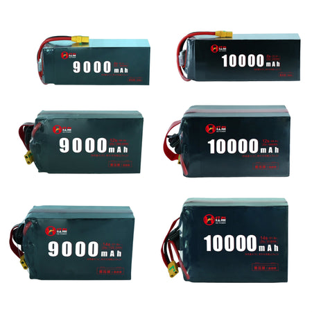 RED /Lithium-Polymer Battery/ 6S/12S/14S 25C High rate battery 9Ah/10Ah - Unmanned RC