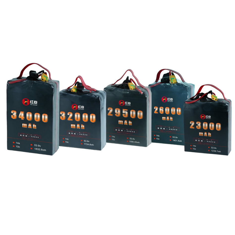 RED /Lithium-Polymer Battery/ 14S High energy density & HV 4.4V battery 23Ah~34Ah - Unmanned RC
