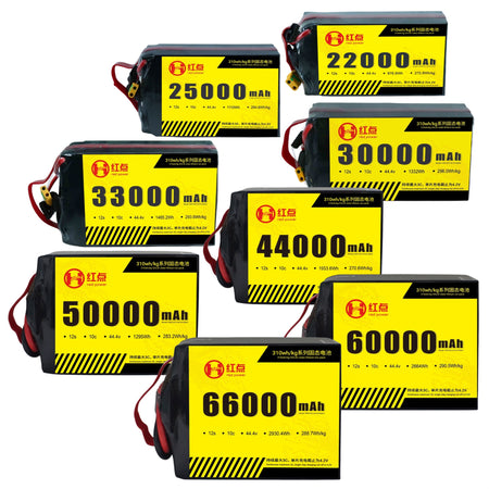 RED -12S Solid State 310wh/kg Battery  22Ah~66Ah - Unmanned RC