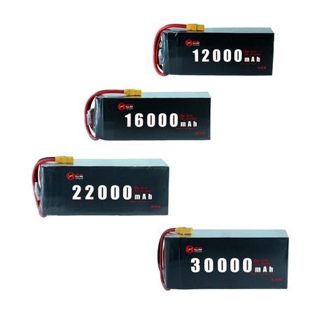 RED /Lithium-Polymer Battery/ 6S 25C High rate battery 12Ah~30Ah - Unmanned RC
