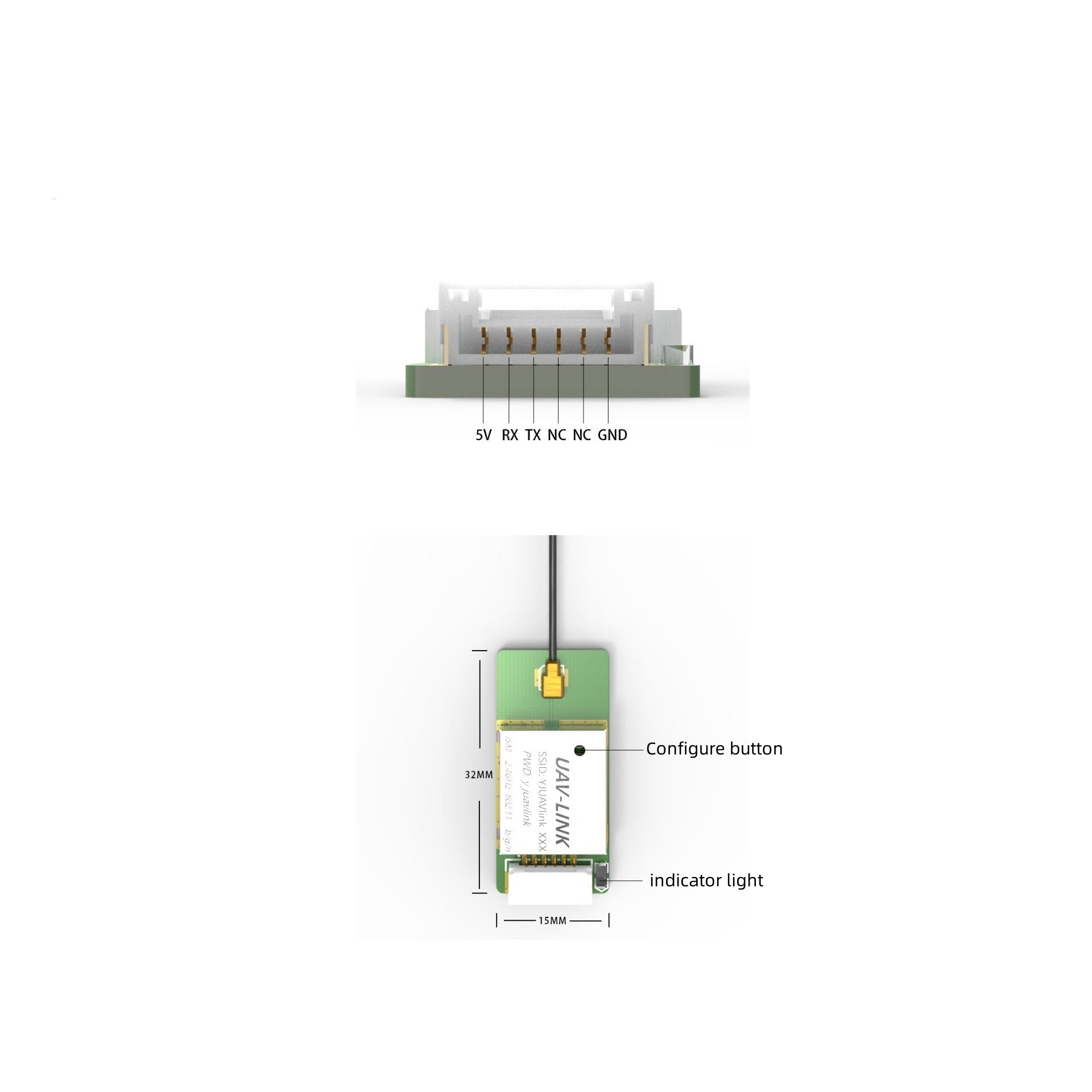 UAVLink – WiFi Data Transmission Module Ardupilot - Unmanned RC
