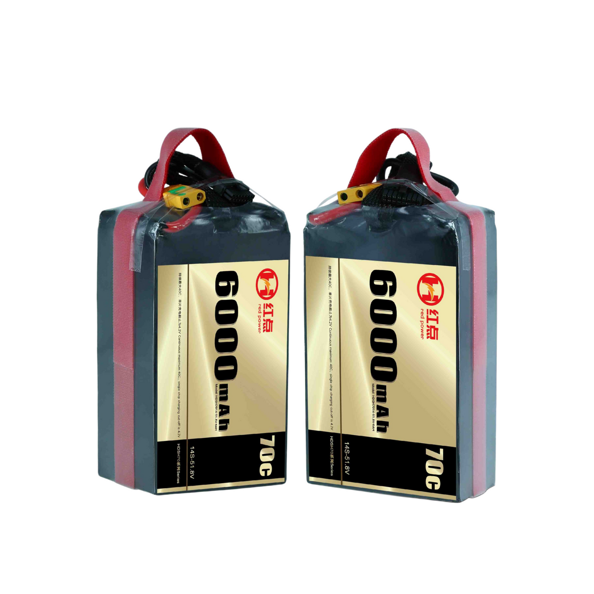 RED /Lithium-Polymer Battery/ 14S 70C High rate battery 2.6Ah~6Ah - Unmanned RC
