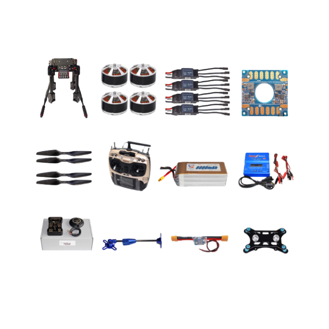 UnmannedRC X550/X650 Quadcopter Educational or DIY Full Kit - Unmanned RC