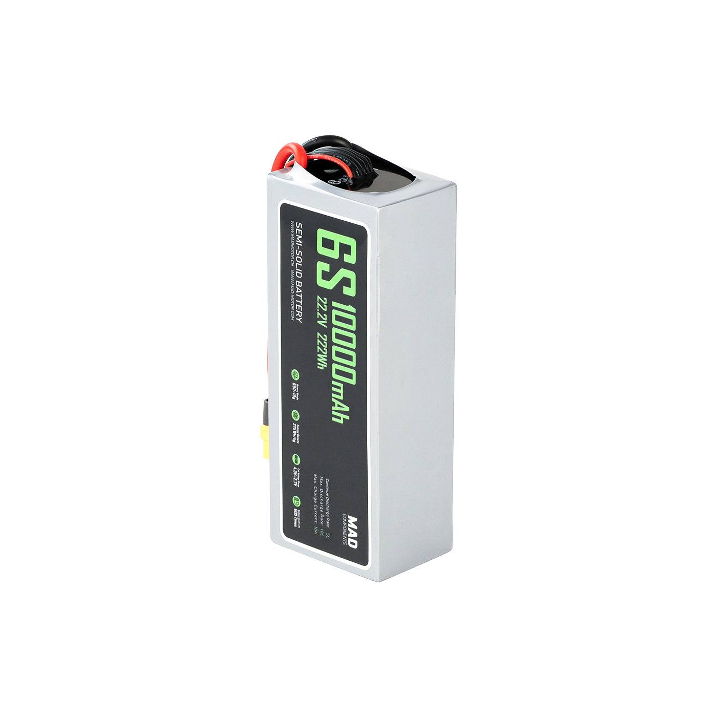 MAD 6S 10Ah Solid State Lithium-ion Battery - Unmanned RC