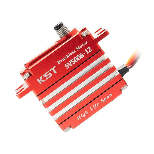 KST SV5006-12 SHV 4 Pole Brushless Digital Standard Servo 55Kgf.cm 0.063sec/60° 6BB for RC Cars, Competition RC Planes & Robotics - Unmanned RC