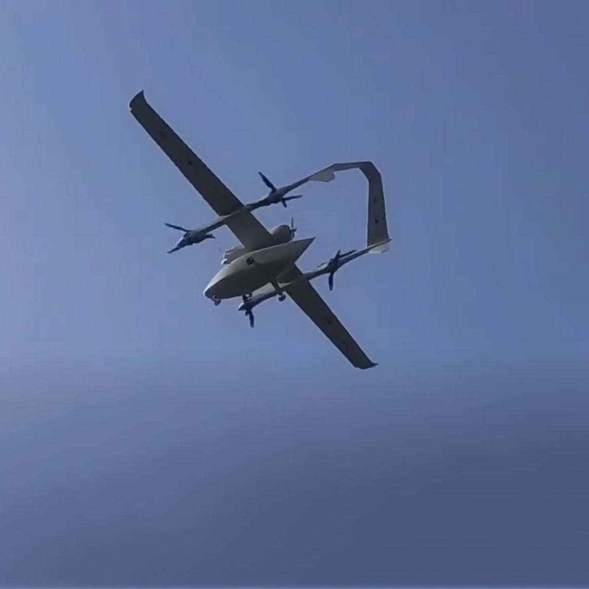 D150 Hybrid VTOL UAV- 50kg Mission Payload 8 Hours Endurance - Unmanned RC