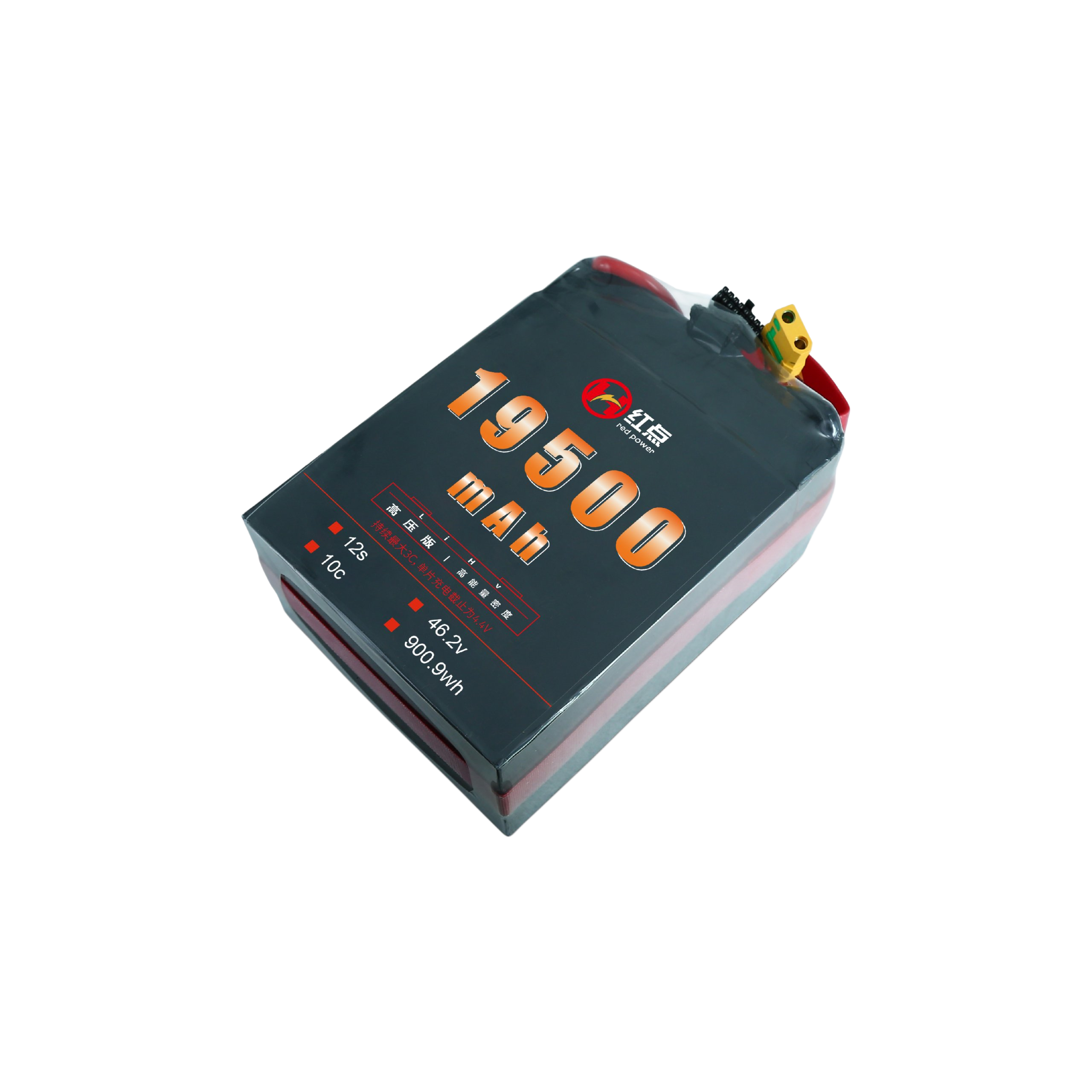RED /Lithium-Polymer Battery/ 12S High energy density & HV 4.4V battery 8.7Ah~19.5Ah - Unmanned RC