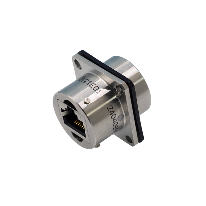 YW Series Circular Connector-YW121E01 Single Bayonet Double-head RJ45 Network Port Aviation Plug - Unmanned RC