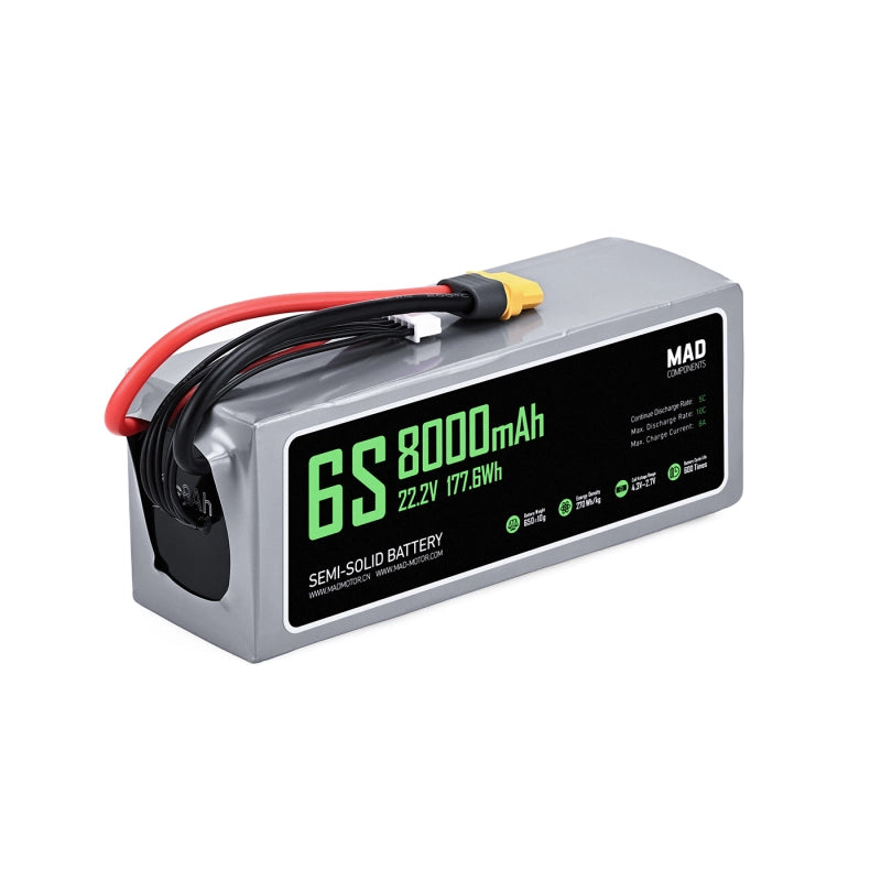 MAD 6S 8Ah Solid State Lithium-ion Battery - Unmanned RC