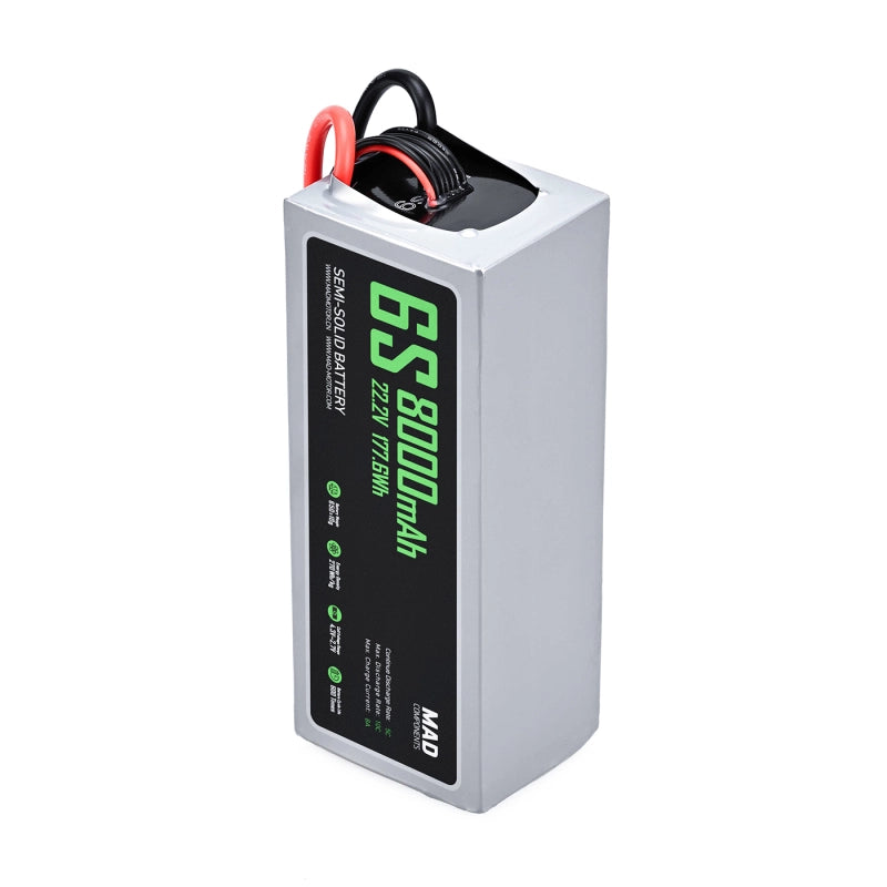 MAD 6S 8Ah Solid State Lithium-ion Battery - Unmanned RC