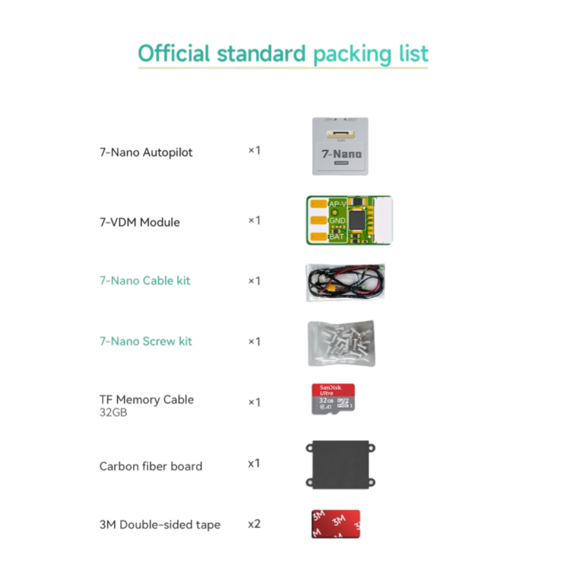 CUAV New FPV Drone Small Size Cube 7 Nano Autopilot - Unmanned RC