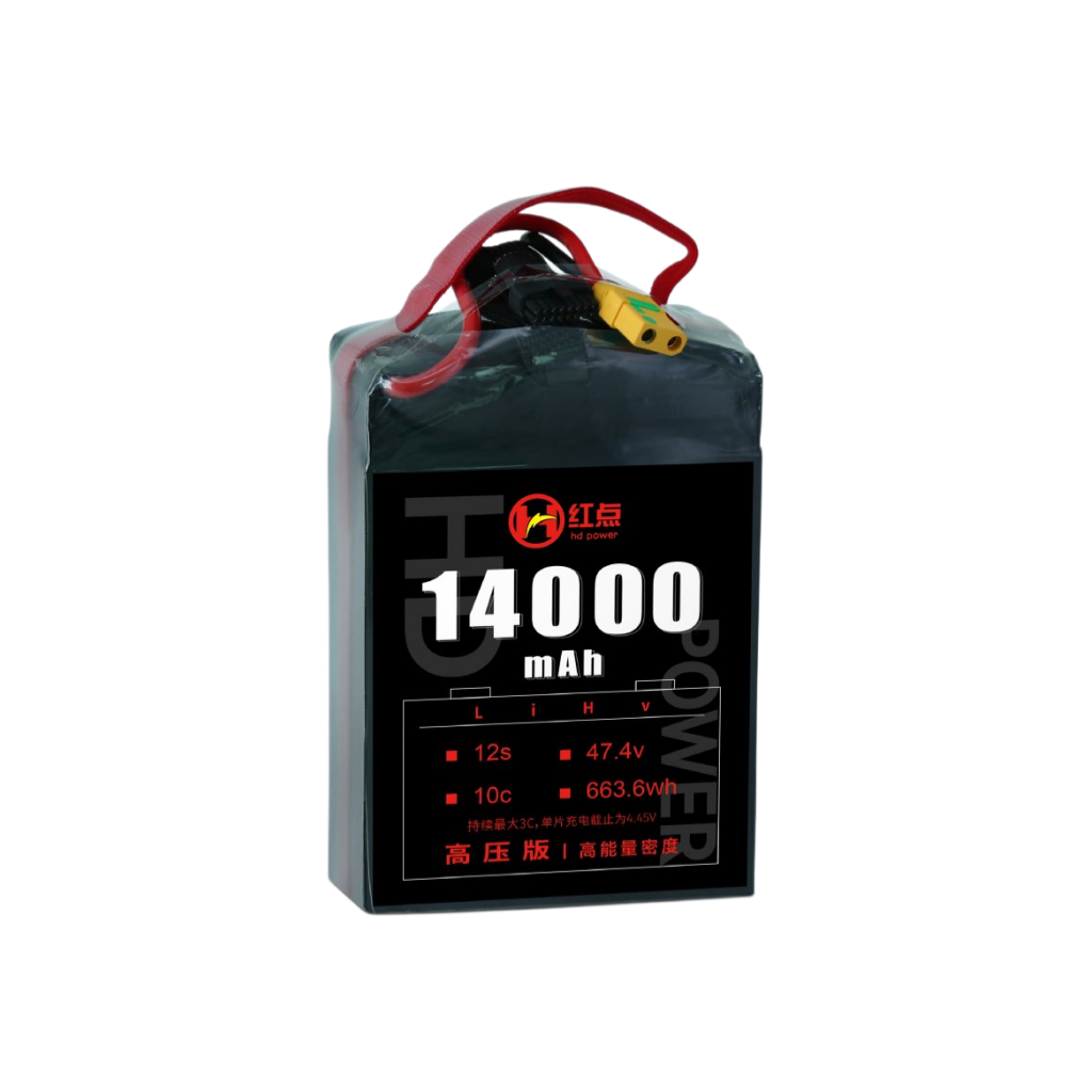 RED /Lithium-Polymer Battery/ 12S High energy density & HV 4.45V battery 4.9Ah~16Ah - Unmanned RC