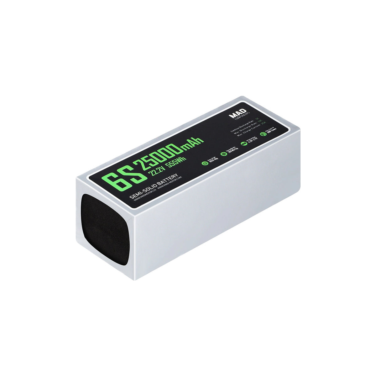 MAD 6S 25Ah Solid State Lithium-ion Battery - Unmanned RC