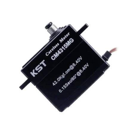 KST CM4315MG Coreless Metal Gear Servo IP65 Waterproof 43Kgf.cm 0.15sec/60° for 1/10 Scale RC Rock Crawler and 1/7th 1/8th Scale RC Monster Truck & Buggy - Unmanned RC