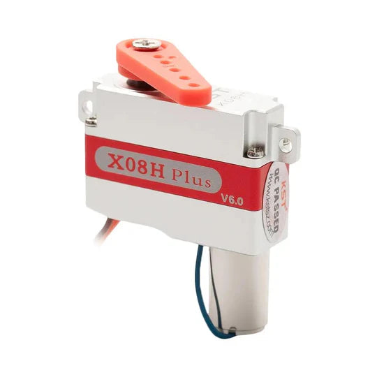 KST X08H Plus V6.0 Horizontal Lug Micro Servo 5.3Kgf.cm 0.09sec 9.5g 8mm for RC Gliders - Unmanned RC