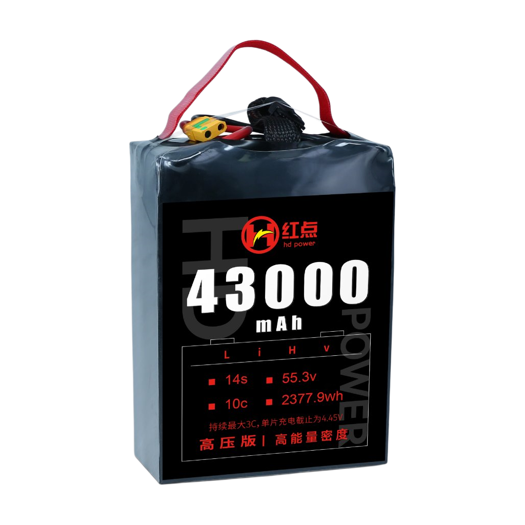 RED /Lithium-Polymer Battery/ 14S High energy density & HV 4.45V battery 22Ah~43Ah - Unmanned RC