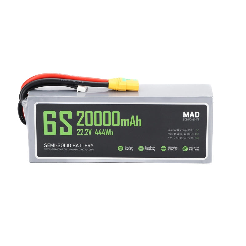 MAD 6S 20Ah Solid State Lithium-ion Battery - Unmanned RC